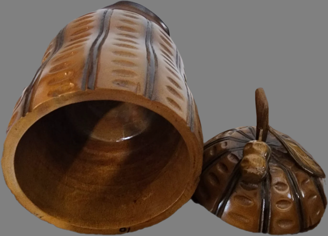 The Rustic Pantry (Wooden Peanut Jar)