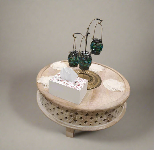 The Rustic Refuge (Round Rustic Center Table)