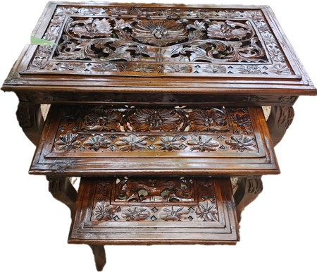 The Curvaceous Companions (Curved Side Tables, set of 3)