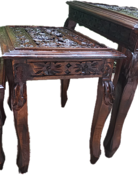 The Curvaceous Companions (Curved Side Tables, set of 3)