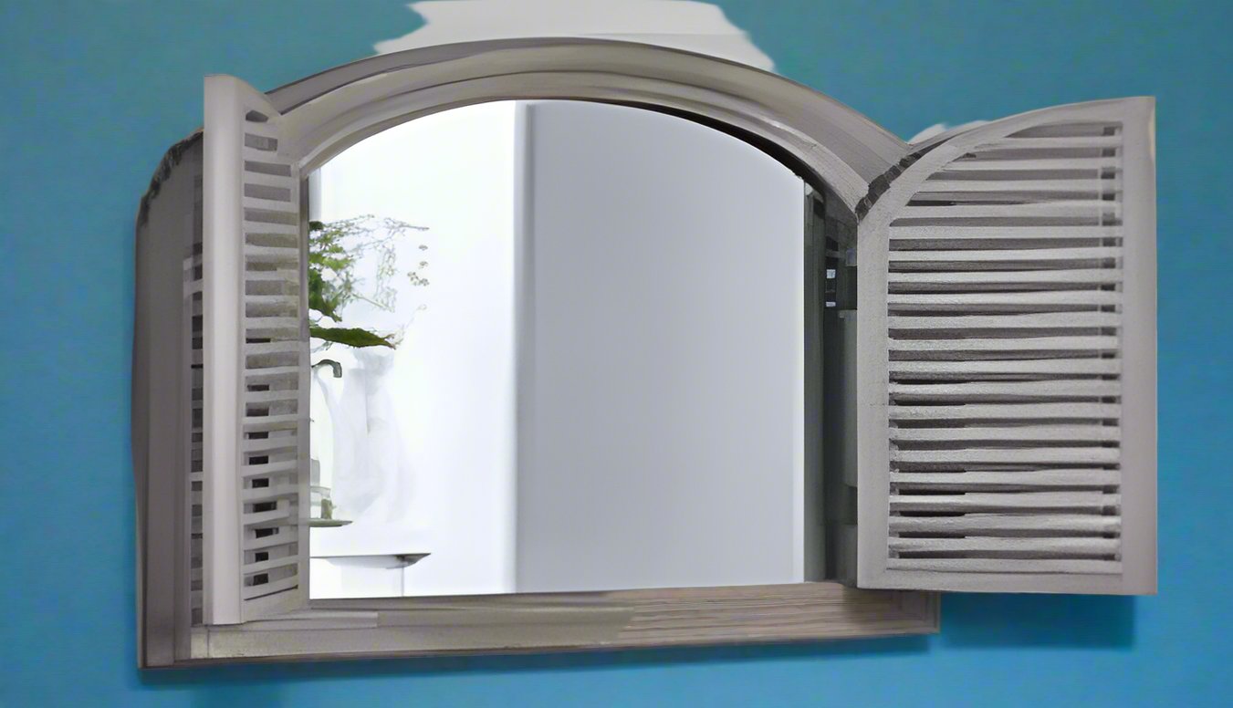 Mirror Majesty (Grey) (Mirror oval Grey)