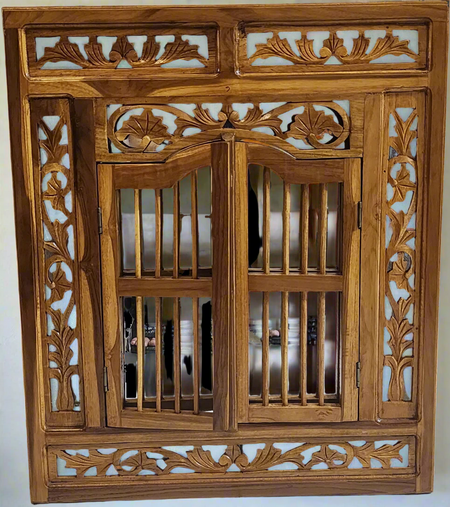 Window to the Past (Natural) (Window Panel Mirror Natural)