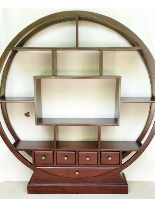 Load image into Gallery viewer, The Scholar's Sanctuary (Round Bookshelf)
