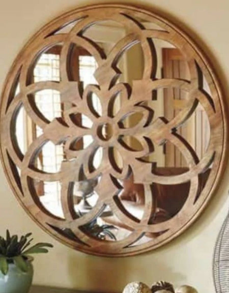 The Celestial Eye (Round Wall Panel with Mirror)