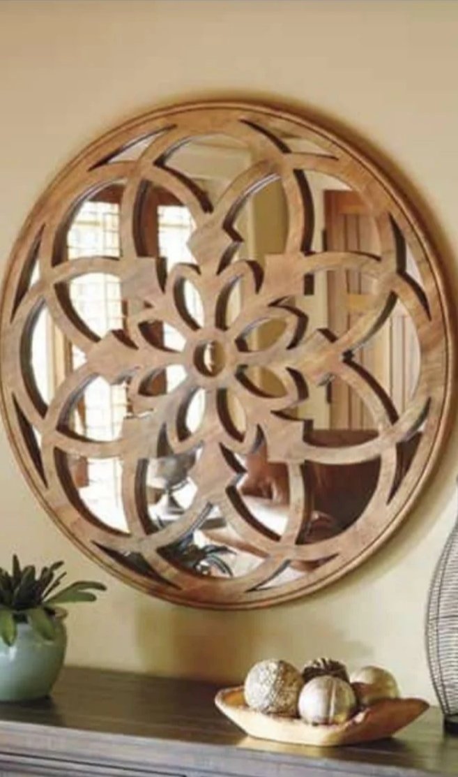 The Celestial Eye (Round Wall Panel with Mirror)