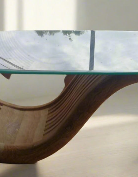 The Serpentine Soiree (S-Shaped Coffee Table)